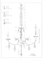 Купить с доставкой по Москве и России Подвесная люстра Lightstar 694084