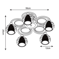 Купить Накладная люстра ARTE Lamp A1604PL-5BK