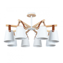 Люстра на штанге ARTE Lamp A7032PL-8WH Фото Люстра на штанге ARTE Lamp A7032PL-8WH