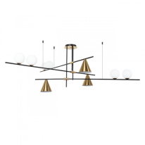 Фото Люстра на штанге ARTE Lamp A7029PL-9BK