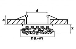 Купить Встраиваемый светильник Lightstar 030304