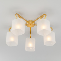 Фото Люстра на штанге Eurosvet 30143/5 латунь