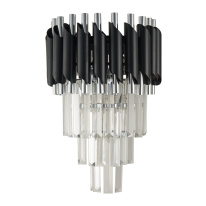 Купить Бра Natali Kovaltseva DARIAN 76017/2W CHROME BLACK