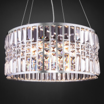 Цена на Подвесная люстра Eurosvet 10116/5 хром/прозрачный хрусталь Strotskis