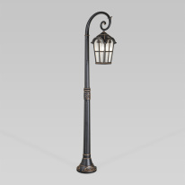 Фото Садово-парковый светильник Elektrostandard Mira F черное золото (GL 1001F)