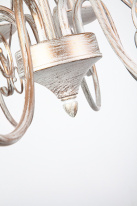 Купить Подвесная люстра Eurosvet 22404/8 белый с золотом