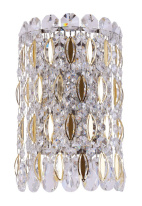 Фото Бра Crystal Lux LIRICA AP2 CHROME/GOLD-TRANSPARENT