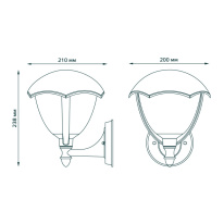 Купить с доставкой по Москве и России Светильник настенный Gauss GD027