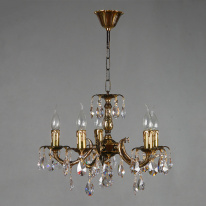 Фото Подвесная люстра AMBIENTE by BRIZZI 2226/5 PB Tear Drop