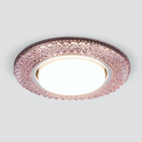 Фото Встраиваемый светильник Elektrostandard 3030 GX53 PK розовый