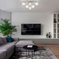 Накладная люстра Eurosvet 30162/6 хром в интернет магазине Гет Лайт