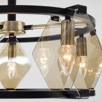 Купить Люстра на штанге Eurosvet 60116/5 черный