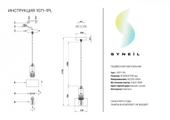 Купить Подвесной светильник Simple Story 1071-1PL
