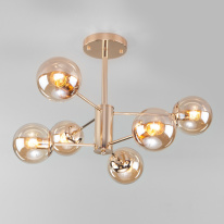 Люстра на штанге Eurosvet 30166/6 золото Фото Люстра на штанге Eurosvet 30166/6 золото