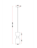 Цена на Подвесной светильник Freya FR5203PL-01BS