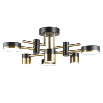 Фото Люстра на штанге Natali Kovaltseva LED LAMPS 81368 GOLD BLACK