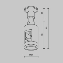Стойка Maytoni Technical TRA155CW-S1-BS в интернет магазине Гет Лайт