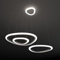 Купить с доставкой по Москве и России Подвесная люстра Eurosvet 90230/3 серебро