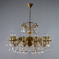 Фото Подвесная люстра AMBIENTE by BRIZZI 2118/10 AB Tear drop