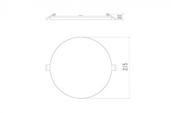 Купить Влагозащищенный светильник Donolux DL20091/30W White R