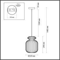 Подвесной светильник Odeon Light 5042/1A Купить Подвесной светильник Odeon Light 5042/1A