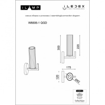 Бра iLamp W6806-1 QGD Купить Бра iLamp W6806-1 QGD