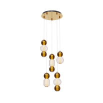 Каскадная люстра Maytoni MOD273PL-L80G3K Фото Каскадная люстра Maytoni MOD273PL-L80G3K