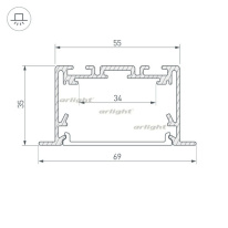 Купить Профиль Arlight 029470