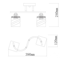 Цена на Люстра на штанге DeMarkt 673016702