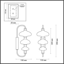 Купить Бра Odeon Light 5411/9WL