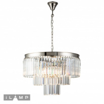 Каскадная люстра iLamp 7383/8P NIC Фото Каскадная люстра iLamp 7383/8P NIC