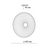 Купить с доставкой по Москве и России Накладной светильник Sonex 3060/EL