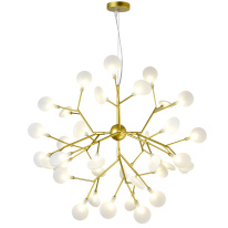 Фото Подвесная люстра Natali Kovaltseva GRACE 75128/6C GOLD SATIN