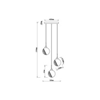 Подвесная люстра Vele Luce VL5882P03 в интернет магазине Гет Лайт