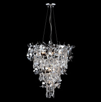 Каскадная люстра Crystal Lux ROMEO SP10 CHROME D600 Фото Каскадная люстра Crystal Lux ROMEO SP10 CHROME D600
