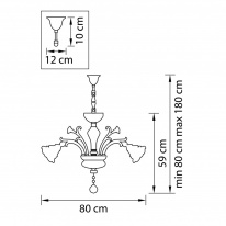 Цена на Подвесная люстра Lightstar 696082