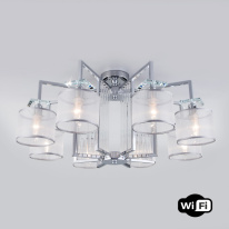 Фото Люстра на штанге Eurosvet 60123/8 хром Smart (60108/8)