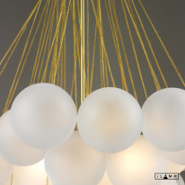 Купить с доставкой по Москве и России Люстра на штанге iLamp 10099P/3-D800 GL-WH