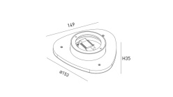 Купить DesignLed ML-TR153-BL-WW