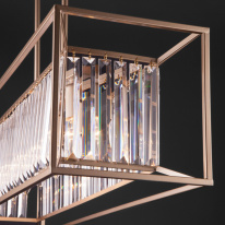 Цена на Люстра на штанге Bogate's 299/6 шампань Strotkis