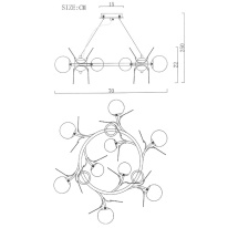 Цена на Детская люстра ImperiumLoft 167236-26