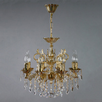 Фото Подвесная люстра AMBIENTE by BRIZZI 2128/8 WP New Leaf