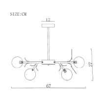 Цена на Детская люстра ImperiumLoft 167127-26