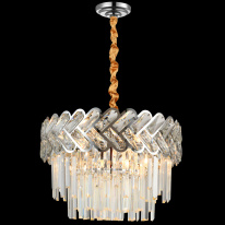 Каскадная люстра Natali Kovaltseva ARMOUR 81436/8C CHROME в интернет магазине Гет Лайт