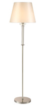Торшер Crystal Lux NICOLAS PT1 NICKEL/WHITE Цена на Торшер Crystal Lux NICOLAS PT1 NICKEL/WHITE