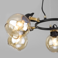 Цена на Подвесная люстра Eurosvet 70119/5 черный