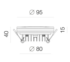 Купить Влагозащищенный светильник LeDron LIP0906-10W-Y4000K