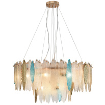 Фото Подвесная люстра Natali Kovaltseva TRIADA 91002/15C GOLD