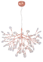 Фото Подвесная люстра Crystal Lux EVITA SP63 COPPER/TRANSPARENT