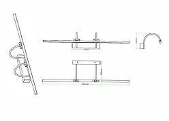 Купить с доставкой по Москве и России Светильник для картин Zortes ZRS.2826.18